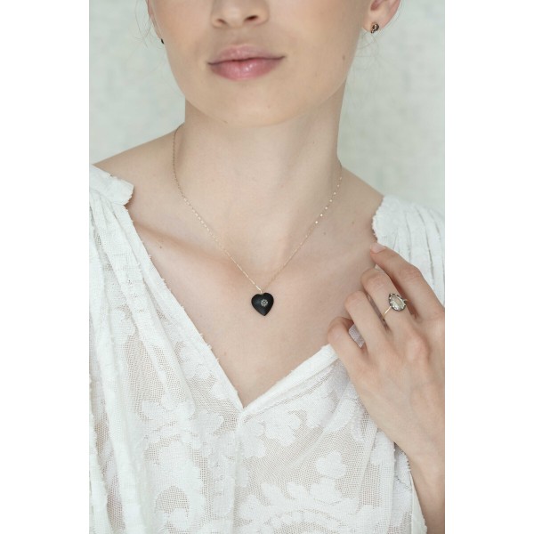 5 Octobre aukso kaklo papuošalas 